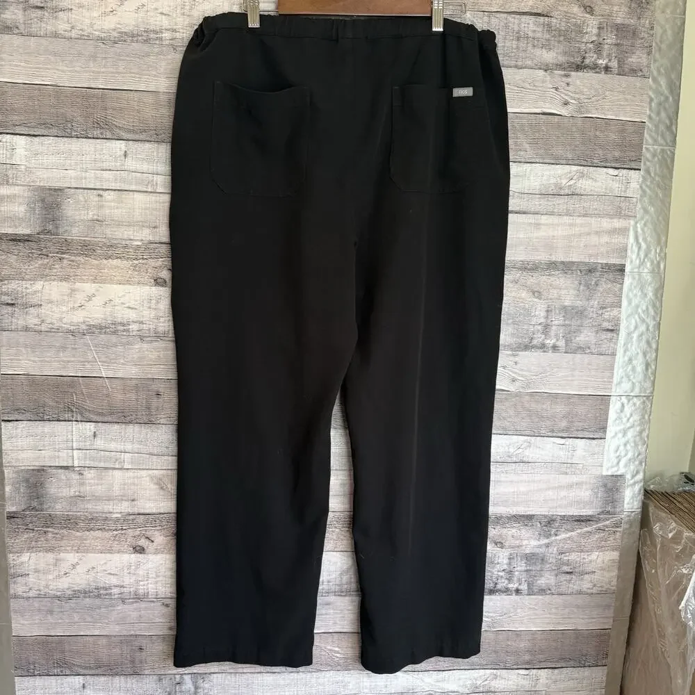 FIGS Men’s Pisco Black Scrub Pants Size XL Style FM4500